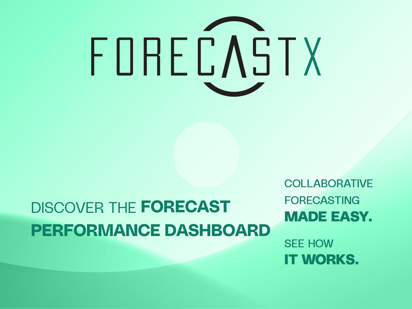 Discover the Forecast Performance Dashboard
